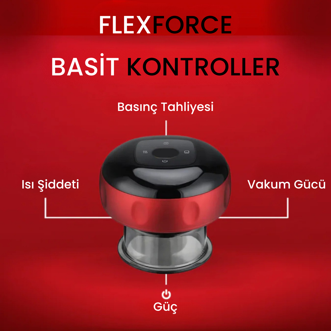 FlexForce™ Kupa Terapi Masaj Aleti